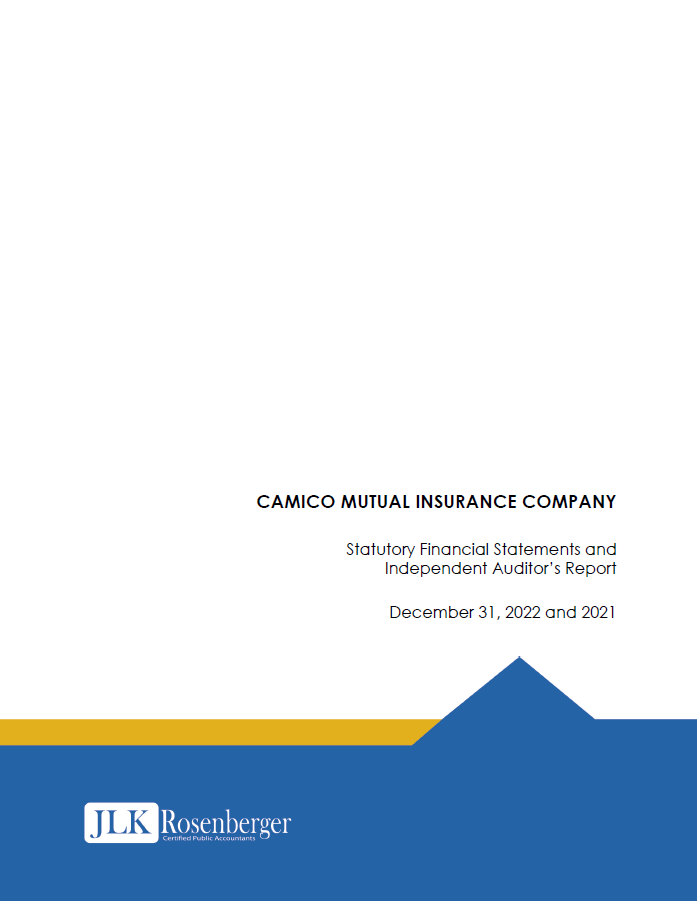 CAMICO Insurance Company Financial Statements
